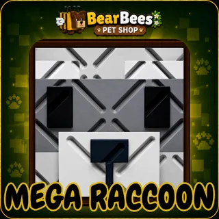 📢 MEGA RACCOON 🚨⚡INSTANT DELIVERY⚡ [GROW A GARDE 2] GAG2