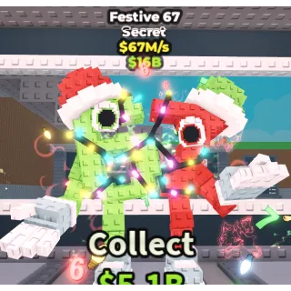 💸FESTIVE 67💸67M/s💸 SECRET BRAINROT | FAST DELIVERY | Steal a Brainrot | SAB|