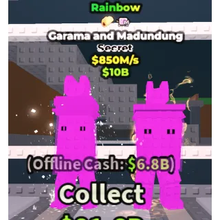🌈RAINBOW GARAMA AND MADUNDUNG🌈💸850M/s💸 SECRET BRAINROT | FAST DELIVERY | Steal a Brainrot | SAB| GARAMA AND MADUNDUNG