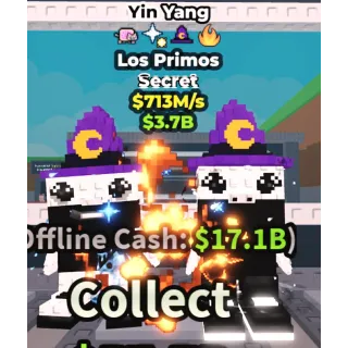 ☯️YINYANG LOS PRIMOS☯️💸 713M/s SECRET BRAINROT | FAST DELIVERY | Steal a Brainrot | SAB | LOS PRIMOS YINYANG