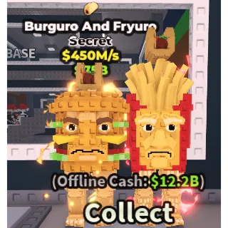💸BURGURO AND FRYURO💸 450M/s SECRET BRAINROT | FAST DELIVERY | Steal a Brainrot | SAB BURGURO AND FRYURO