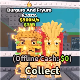 💸BURGURO AND FRYURO💸💸 900M/s💸 SECRET BRAINROT | FAST DELIVERY | Steal a Brainrot | SAB | BURGURO AND FRYURO