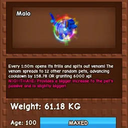 😈HUGE NIGHTMARE 🌈HATCHED DILOPHOSAURUS ‼️61.18 KG (6000 XP) | Fast Delivery and Great Size‼️ 