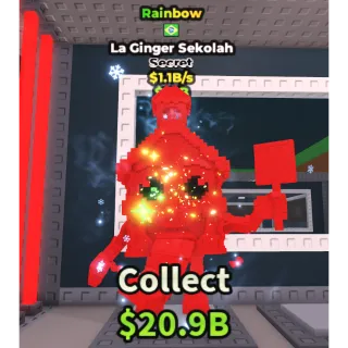 🌈RAINBOW LA GINGER SEKOLAH🌈💸1.1B/s💸 SECRET BRAINROT | FAST DELIVERY | Steal a Brainrot | SAB|  LA GINGER SEKOLAH RAINBOW