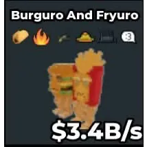💸BURGURO AND FRYURO💸 3.4B/s 💸 ⚡INSTANT DELIVERY| SAB |