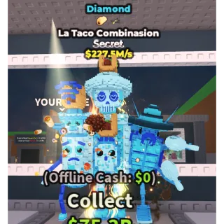 💎DIAMOND LA TACO COMBINASION💎💸 227.5M/s💸 SECRET BRAINROT | FAST DELIVERY | Steal a Brainrot | SAB LA TACO COMBINASION DIAMOND