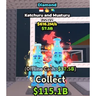 💎DIAMOND KETCHURU AND MUSTURU💎💸616.2M/s💸 SECRET BRAINROT | FAST DELIVERY | Steal a Brainrot | SAB