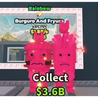 🌈 RAINBOW BURGURO AND FRYURO🌈 💸1.8B/s 💸⚡INSTANT DELIVERY| SAB | BURGURO AND FRYURO RAINBOW