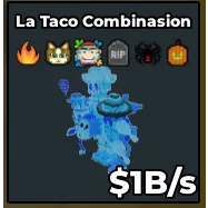💎DIAMOND LA TACO COMBINASION 💎 💸 1B/s 💸 RARE MEOWL AND RIP TRAIT |⚡INSTANT DELIVERY| SAB | LA TACO COMBINASION DIAMOND