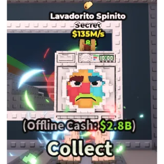 💸LAVADORITO SPINITO💸135M/s SECRET BRAINROT | FAST DELIVERY | Steal a Brainrot | SAB