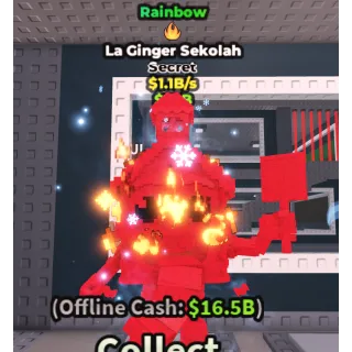 🌈RAINBOW LA GINGER SEKOLAH🌈💸1.1B/s💸 SECRET BRAINROT | FAST DELIVERY | Steal a Brainrot | SAB|  LA GINGER SEKOLAH RAINBOW