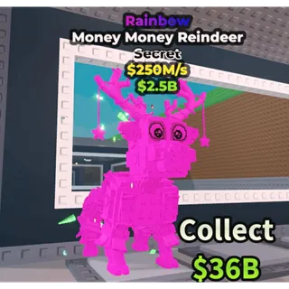 🌈RAINBOW MONEY MONEY REINDEER🌈 💸 250M/s 💸⚡INSTANT DELIVERY| SAB | MONEY MONEY REINDEER RAINBOW