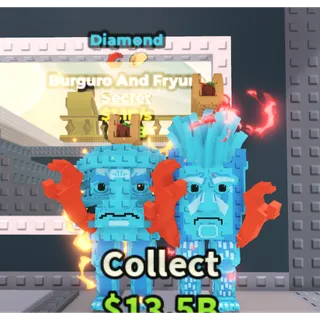 💎DIAMOND BURGURO AND FRYURO💎 💸 1B/s - 1.5B/s 💸⚡INSTANT DELIVERY| SAB | BURGURO AND FRYURO DIAMOND