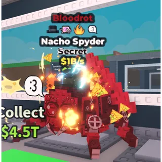 🩸BLOODROT NACHO SPYDER🩸 💸 1B/s 💸 [VERY RARE MUTATION] ⚡INSTANT DELIVERY