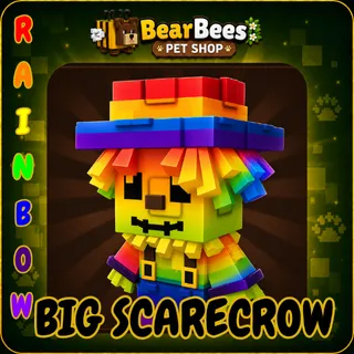 🌈 RAINBOW BIG SCARECROW 🌈⚡INSTANT DELIVERY⚡
