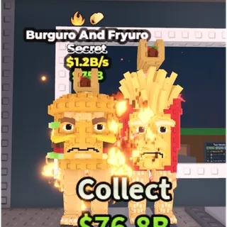 💸BURGURO AND FRYURO💸 1.2B/s 💸 ⚡INSTANT DELIVERY| SAB 