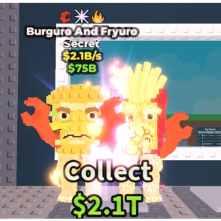  💸BURGURO AND FRYURO 💸 2.1B/s 💸⚡INSTANT DELIVERY| SAB | 