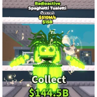 🟢RADIOACTIVE🟢SPAGHETTI TUALETTI💸 510M/s SECRET BRAINROT | FAST DELIVERY | Steal a Brainrot | SAB