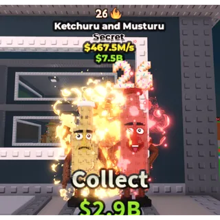💸KETCHURU AND MUSTURU 💸 467.5M/s💸  SECRET BRAINROT | FAST DELIVERY | Steal a Brainrot | SAB | KETCHURU AND MUSTURU