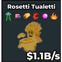 ⚜️GOLD ROSETTI TUALETTI⚜️ 💸 1.1B/s 💸 ⚡INSTANT DELIVERY| SAB | ROSETTI TUALETTI GOLD