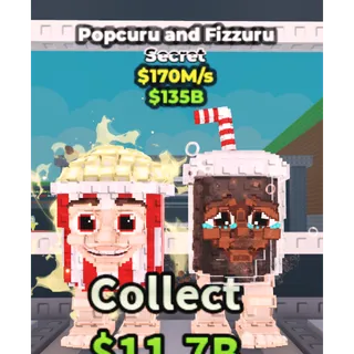 💸POPCURU AND FIZZURU💸💸 170M/s💸 SECRET BRAINROT | FAST DELIVERY | Steal a Brainrot | SAB | POPCURU AND FIZZURU