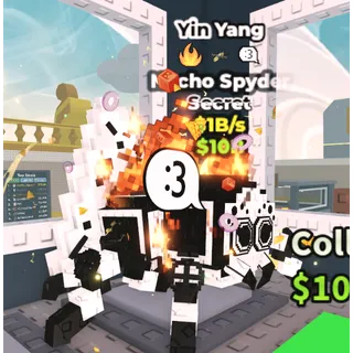 ☯️YIN-YANG NACHO SPYDER☯️ 💸 1B/s 💸 ⚡INSTANT DELIVERY| SAB | NACHO SPYDER YINYANG