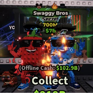 💸SWAGGY BROS💸700M/s💸 SECRET BRAINROT | FAST DELIVERY | Steal a Brainrot | SAB| SWAGGY BROS