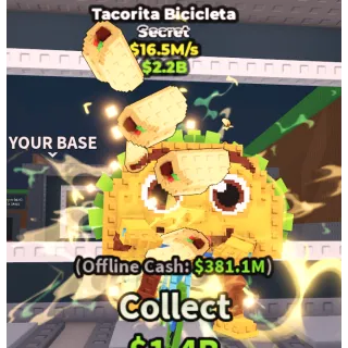 💸TACORITA BICICLETA 💸 16.5M/s💸 SECRET BRAINROT | FAST DELIVERY | Steal a Brainrot | SAB