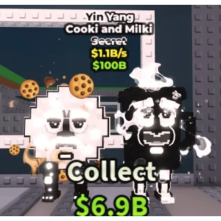 ☯️YIN YANG COOKI AND MILKI☯️💸1.1B/s💸 SECRET BRAINROT | FAST DELIVERY | Steal a Brainrot | SAB COOKI AND MILKI YINYANG