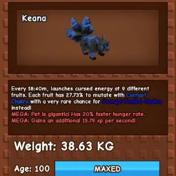 ‼️MEGA 😈 HUGE ‼️ CORRUPTED KITSUNE 38.63 KG ‼️ Fast Delivery and Great Size‼️ TITAN KITSUNE  