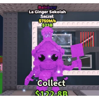 🌈RAINBOW LA GINGER SEKOLAH🌈💸750M/s💸 SECRET BRAINROT | FAST DELIVERY | Steal a Brainrot | SAB|  LA GINGER SEKOLAH RAINBOW