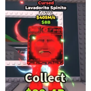 🔴CURSED LAVADORITO SPINITO🔴💸 405M/s SECRET BRAINROT | FAST DELIVERY | Steal a Brainrot | SAB LAVADORITO SPINITO CURSED