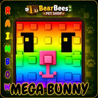 📢🌈 RAINBOW MEGA BUNNY🌈⚡INSTANT DELIVERY⚡