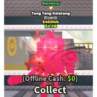 🌈RAINBOW TANG TANG KELETANG🌈💸402M/s💸 SECRET BRAINROT | FAST DELIVERY | Steal a Brainrot | SAB| TANG TANG KELETANG RAINBOW