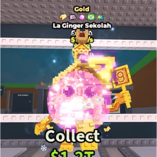 ⚜️GOLD LA GINGER SEKOLAH⚜️ 💸 1B/s - 1.5B/s 💸 ⚡INSTANT DELIVERY| SAB | LA GINGER SEKOLAH GOLD