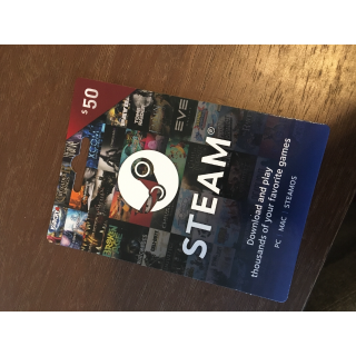 2 x $50 Steam Gift Card ($100 Worth) (Free shipping)