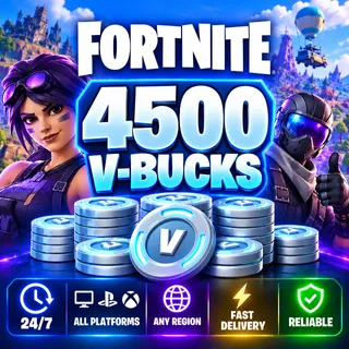 Fortnite : 4500 Vbucks ( Applied )