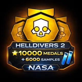 HELLDIVERS 2 10000 MEDALS🎖️ 🧪 6000 SAMPLES🧪