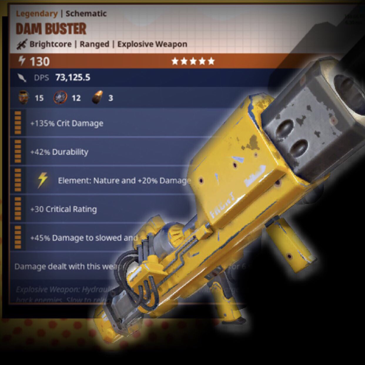 dam buster 1x - fortnite dambuster