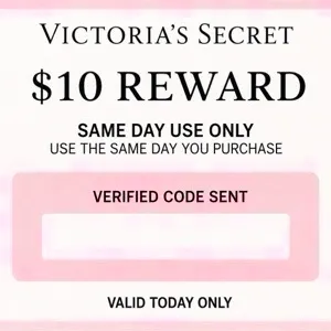 Victoria secret $10 reward same day use only 