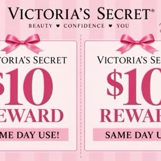 $20 Victoria secret REWARDS (2 $10 rewards)