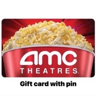 AMC theaters gift card with pin $14.62