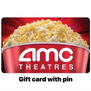 AMC theaters gift card with pin $22.88