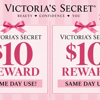 $20 Victoria secret REWARDS (2 $10 rewards)