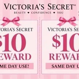 $20 Victoria secret REWARDS (2 $10 rewards)