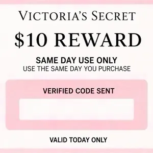 Victoria secret $10 reward same day use only 