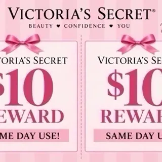 $20 Victoria secret REWARDS (2 $10 rewards)