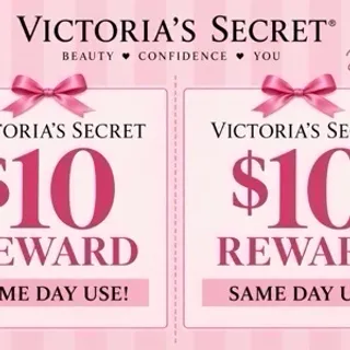 $20 Victoria secret REWARDS (2 $10 rewards)