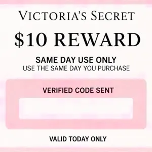 Victoria secret $10 reward same day use only 