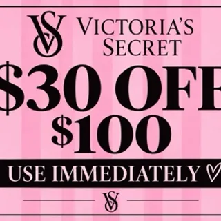 Victoria secret $30 off $100